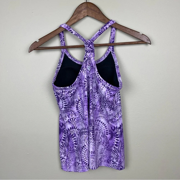 Athleta Privita Yoga Racerback Tank Purple Size XS - Picture 7 of 8